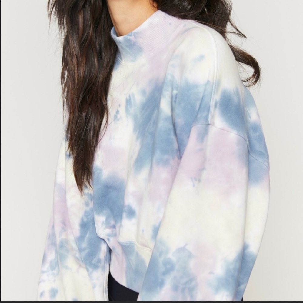 Spiritual Gangster Tie-dye Cropped Sweatshirt XS